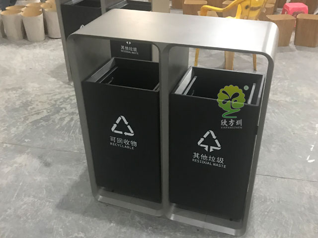 福田城市形象更新戶外分類垃圾桶定制廠家生產圖